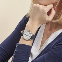 LIP Montre Himalaya Chrono Blanc Argenté