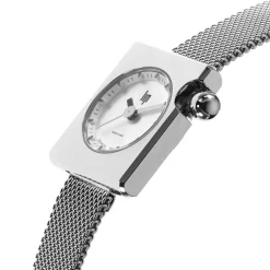 LIP Montre Mach 2000 Mini Square Argenté