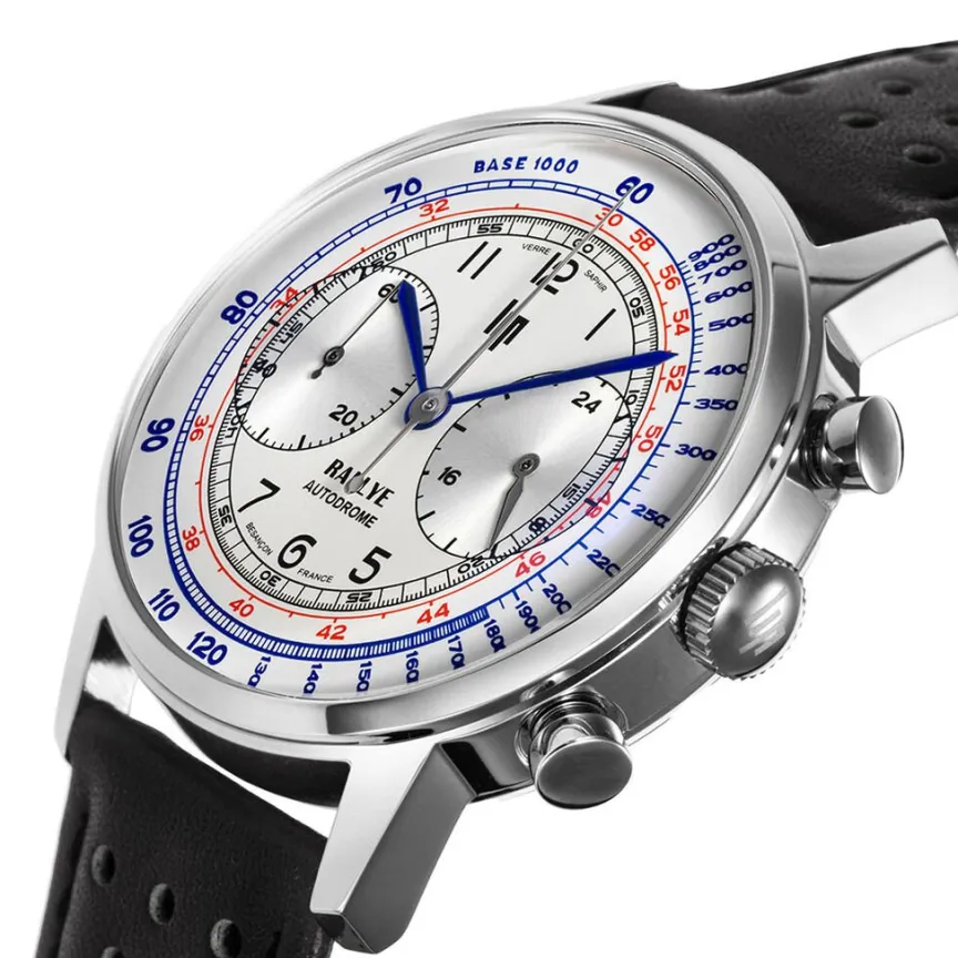 Montre Rallye Autodrome Argenté-LIP Outlet