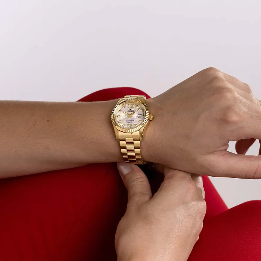 LOTUS Montre Freedom Collection Nacre Blanche