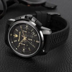 MASERATI Montre Successo Chrono Noir