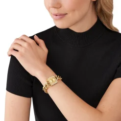 MICHAEL KORS Montre Chain Lock Doré