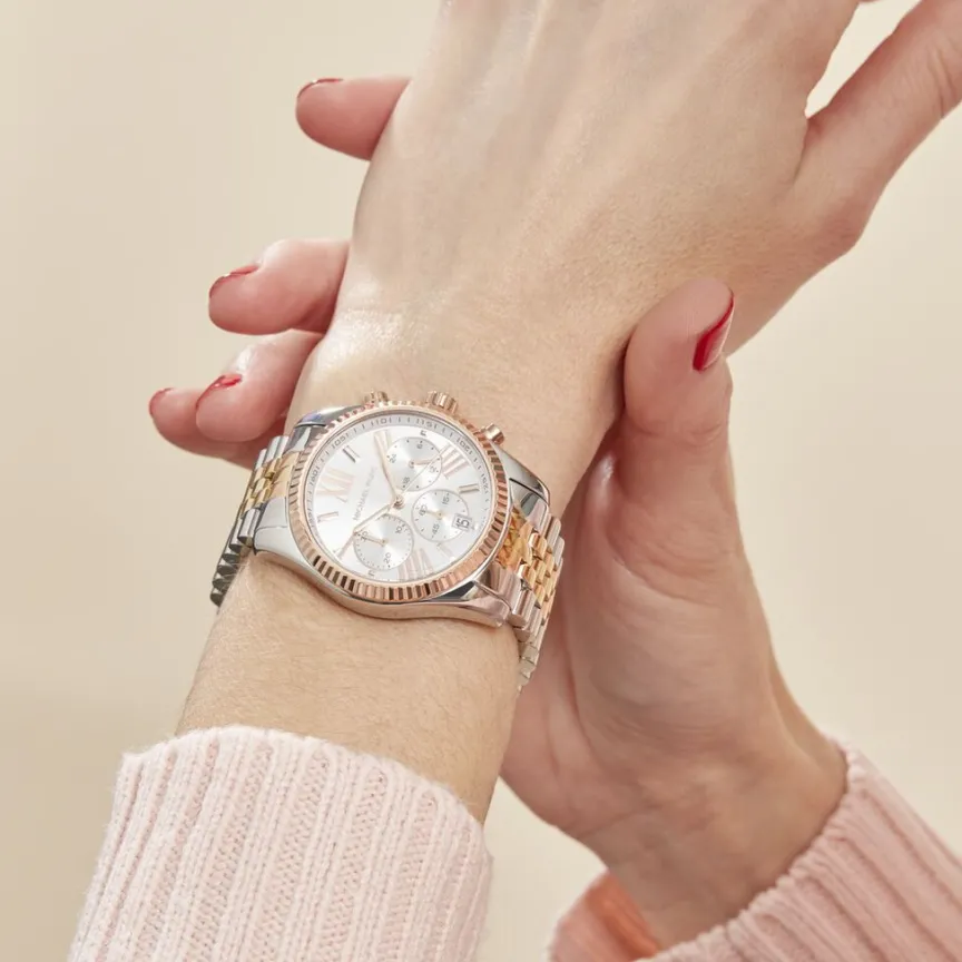 Montre Lexington Bicolore-MICHAEL KORS Sale