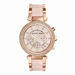 MICHAEL KORS Montre Parker Chrono Rose