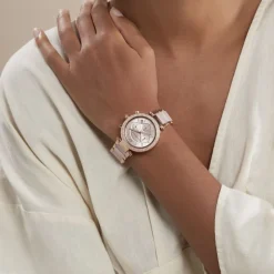 MICHAEL KORS Montre Parker Chrono Rose