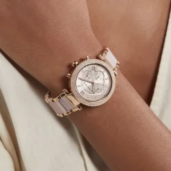 MICHAEL KORS Montre Parker Chrono Rose