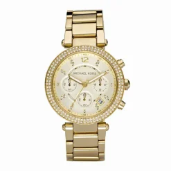 Montre Parker Chrono Champagne-MICHAEL KORS Sale
