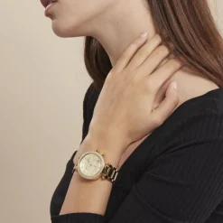 Montre Parker Chrono Champagne-MICHAEL KORS Sale