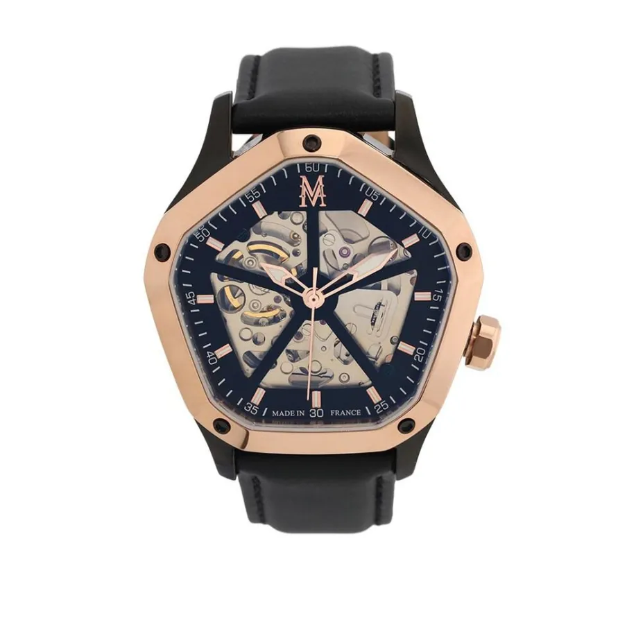 MONTIGNAC Montre Geometric Automatique Noir