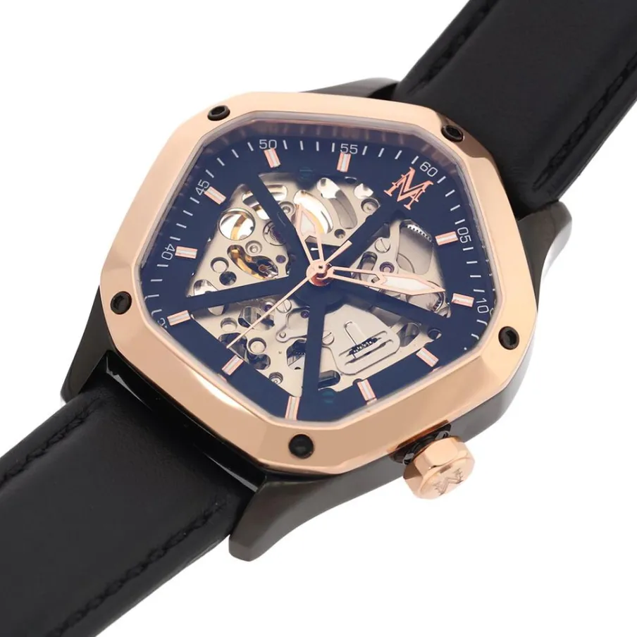 MONTIGNAC Montre Geometric Automatique Noir