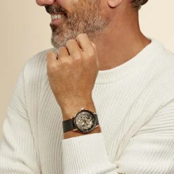 MONTIGNAC Montre Round Automatique Noir