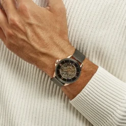 MONTIGNAC Montre Round Automatique Noir