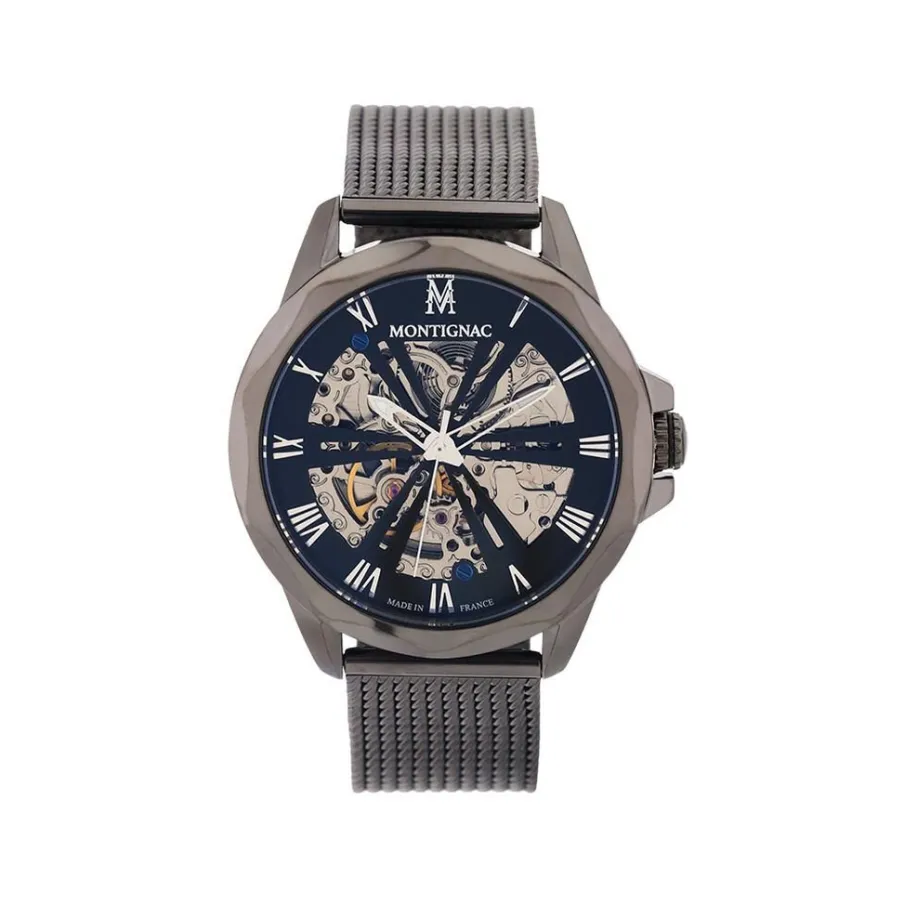MONTIGNAC Montre Round Automatique Noir