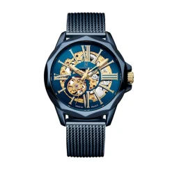 Montre Round Auto Bleu-MONTIGNAC Discount