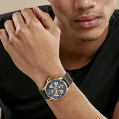 MONTIGNAC Montre Round Automatique Noir