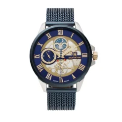 Montre Round Bleu-MONTIGNAC Best