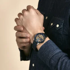 Montre Round Bleu-MONTIGNAC Best