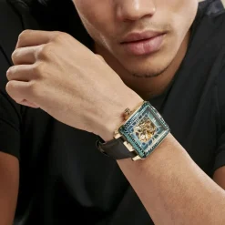 MONTIGNAC Montre Square Automatique Vert