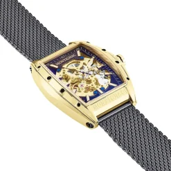 MONTIGNAC Montre Tonneau Automatique Noir