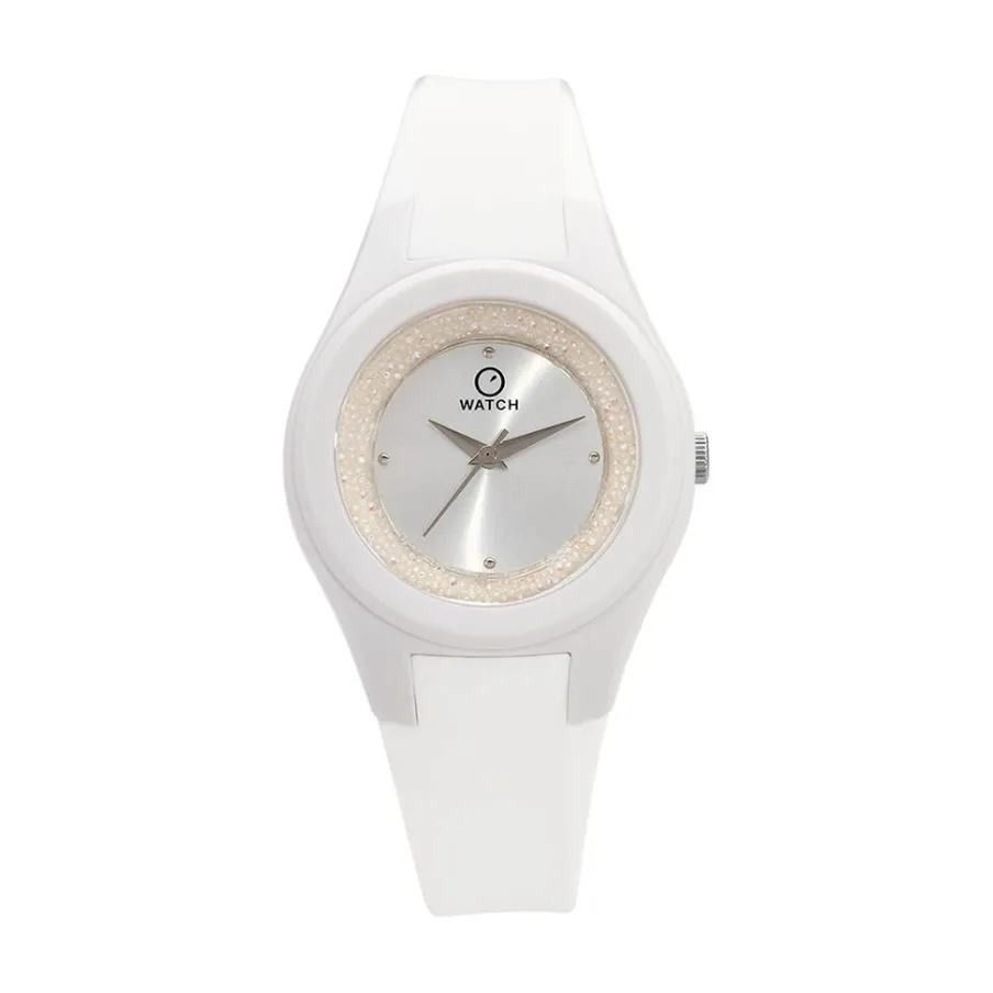 O WATCH Montre Fluffy Blanc