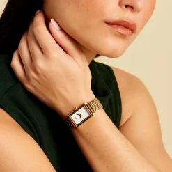 Montre Oblong Blanc-O WATCH Sale