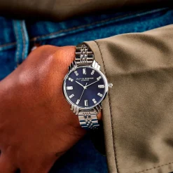 OLIVIA BURTON Montre Art Deco Bleu