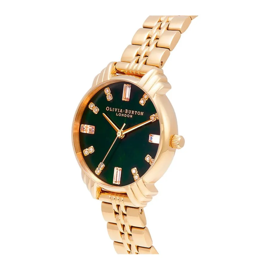 OLIVIA BURTON Montre Art Deco Vert