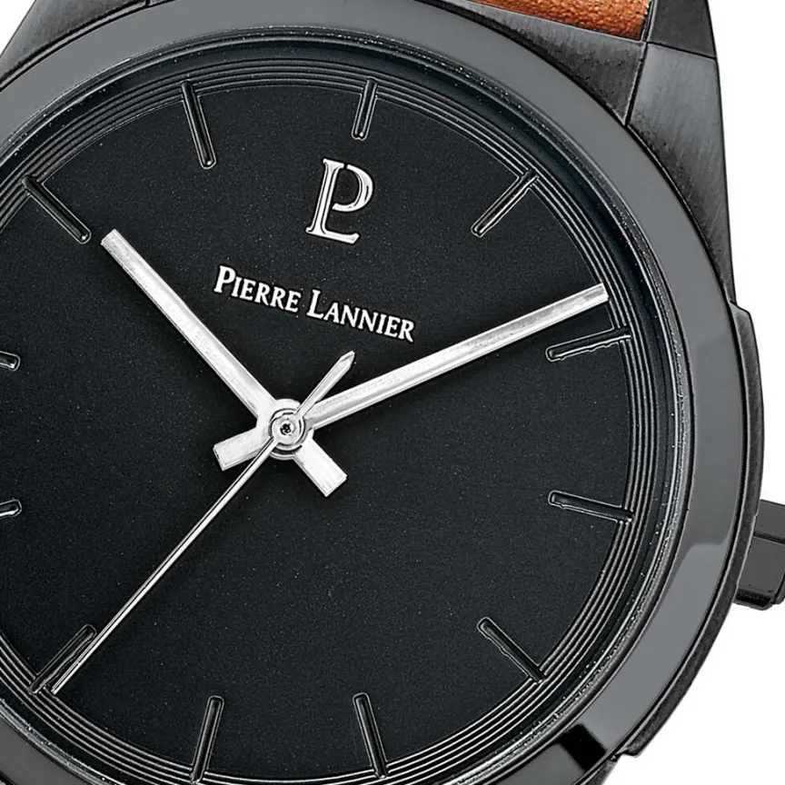 Montre Candide Noir-PIERRE LANNIER New