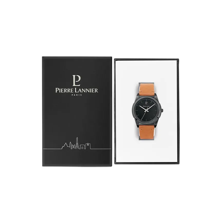 Montre Candide Noir-PIERRE LANNIER New