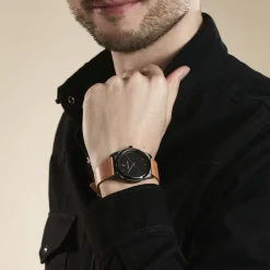 Montre Candide Noir-PIERRE LANNIER New