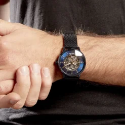 Montre Collection Automatique 42 Bleu-PIERRE LANNIER Clearance