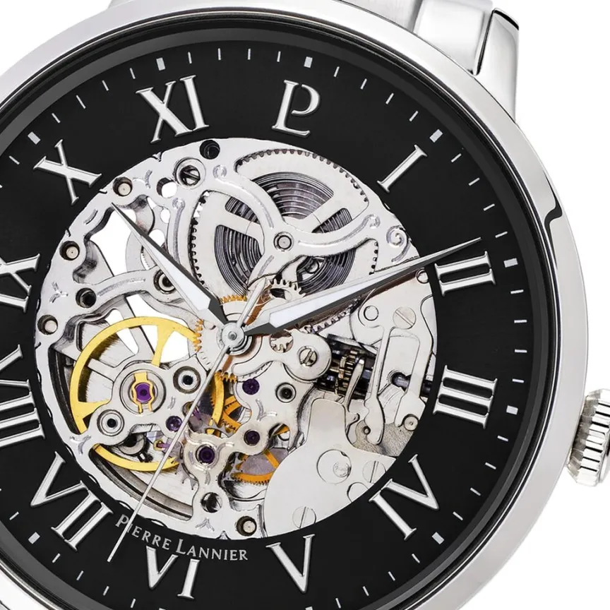 Montre Collection Automatique 42 Noir-PIERRE LANNIER Online