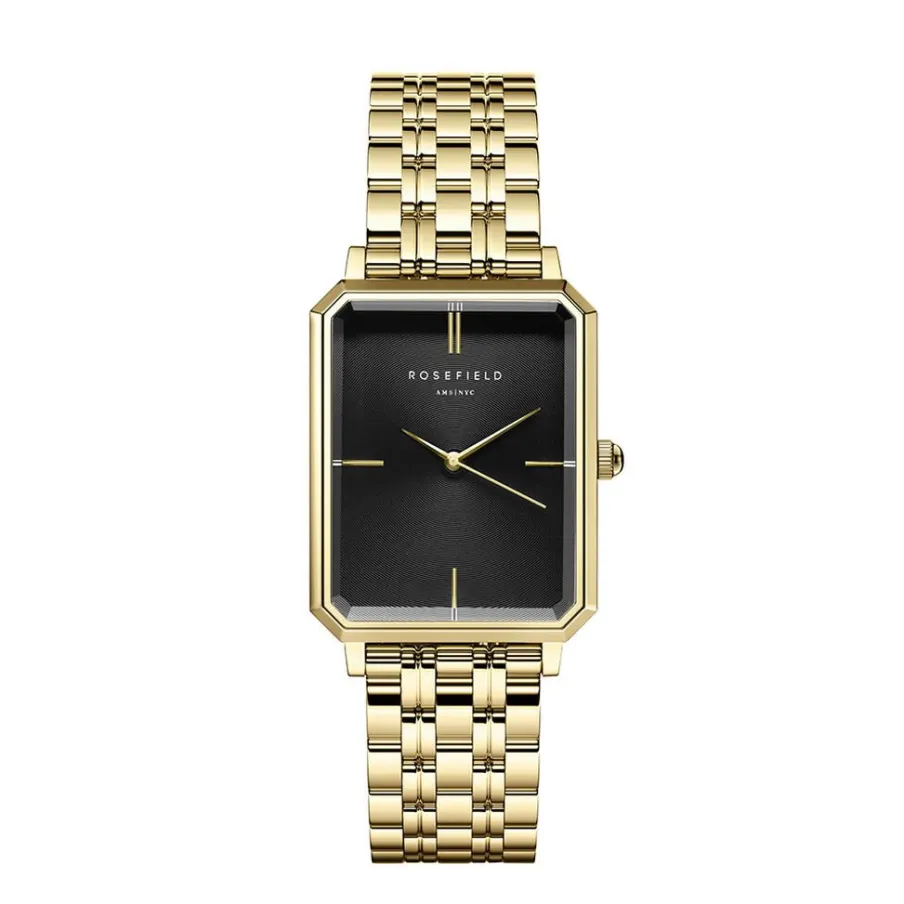 ROSEFIELD Montre Octagon Noir