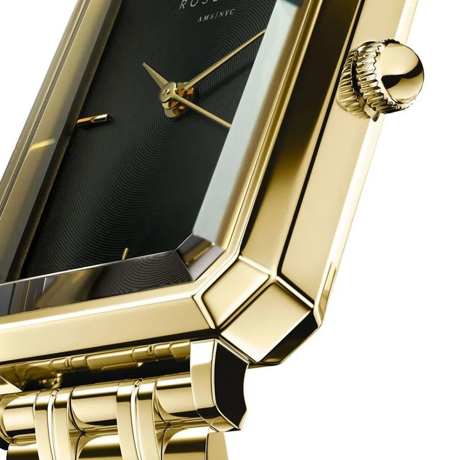 ROSEFIELD Montre Octagon Noir