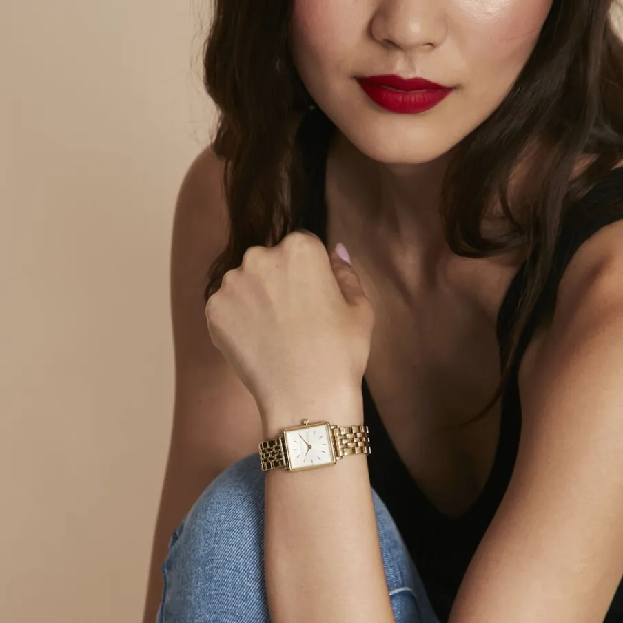 ROSEFIELD Montre The Mini Boxy Blanc