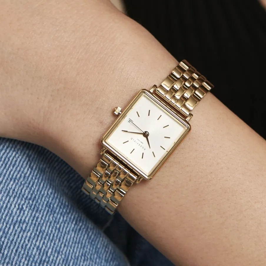 ROSEFIELD Montre The Mini Boxy Blanc