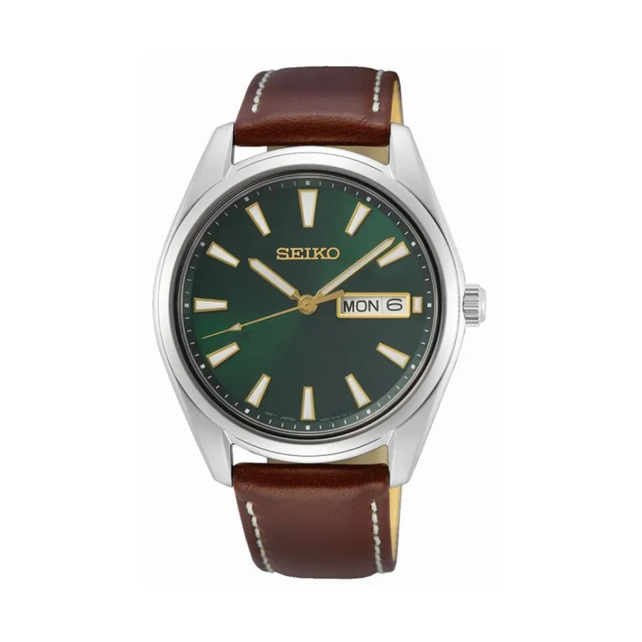 SEIKO Montre Classique Vert Foncé
