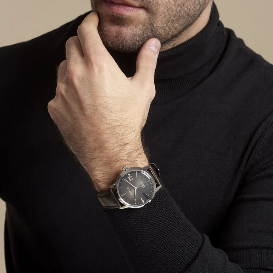 SEIKO Montre Presage Cocktail Marron