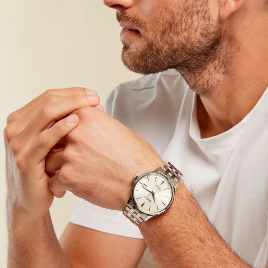 SEIKO Montre Presage Cocktail Ivoire