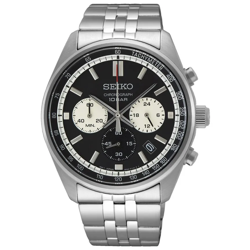 Montre Sport Bicolore Blanc / Noir-SEIKO Outlet