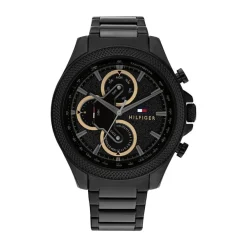 Montre Clark Noir-TOMMY HILFIGER Outlet