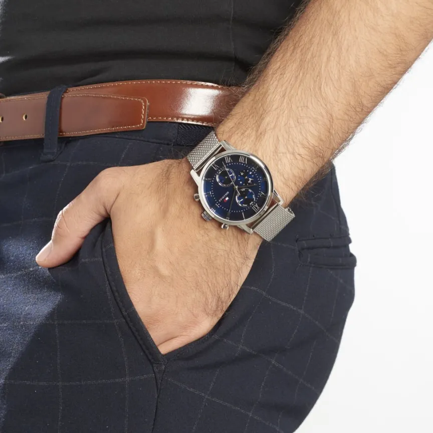 Montre Kane Bleu-TOMMY HILFIGER Discount