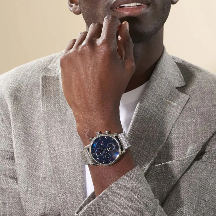 Montre Kane Bleu-TOMMY HILFIGER Discount