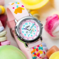 UPP Montre Fuzzy Rose Et Blanc