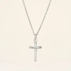 Pendentif Aisse Argent Blanc-Histoire d'Or New