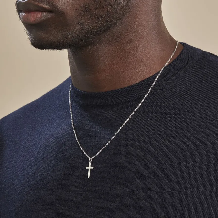 Pendentif Aisse Argent Blanc-Histoire d'Or New