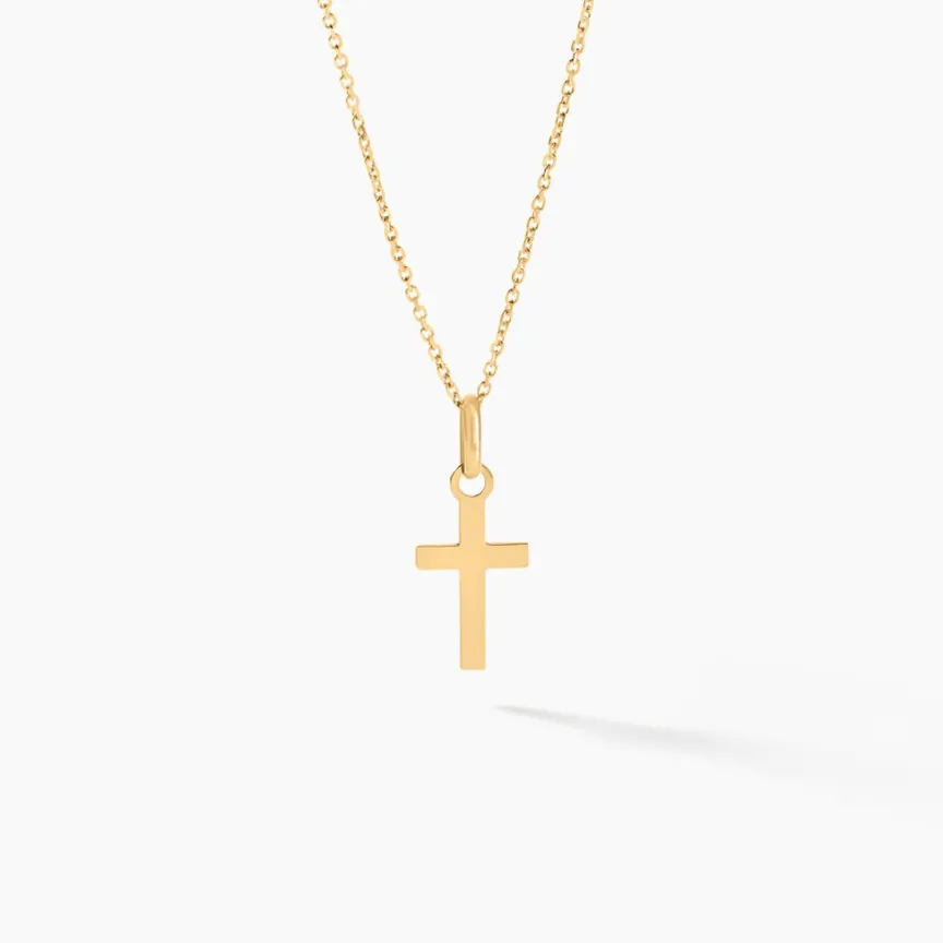 Pendentif Alyssa Croix Or Jaune-Histoire d'Or Discount