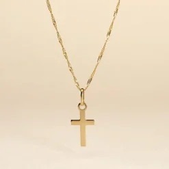 Pendentif Alyssa Croix Or Jaune-Histoire d'Or Discount