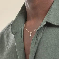 Pendentif Alyssa Croix Or Jaune-Histoire d'Or Discount