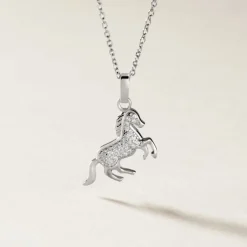 Histoire d'Or Pendentif Amelot Argent Blanc Oxyde De Zirconium